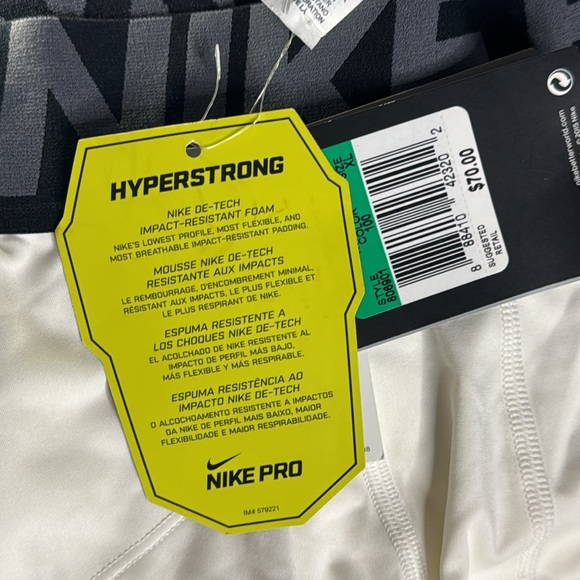 NWT NIKE Pro Hyperstrong Compression Hard Plate Football Shorts Sz Extra Large - Picture 4 of 11